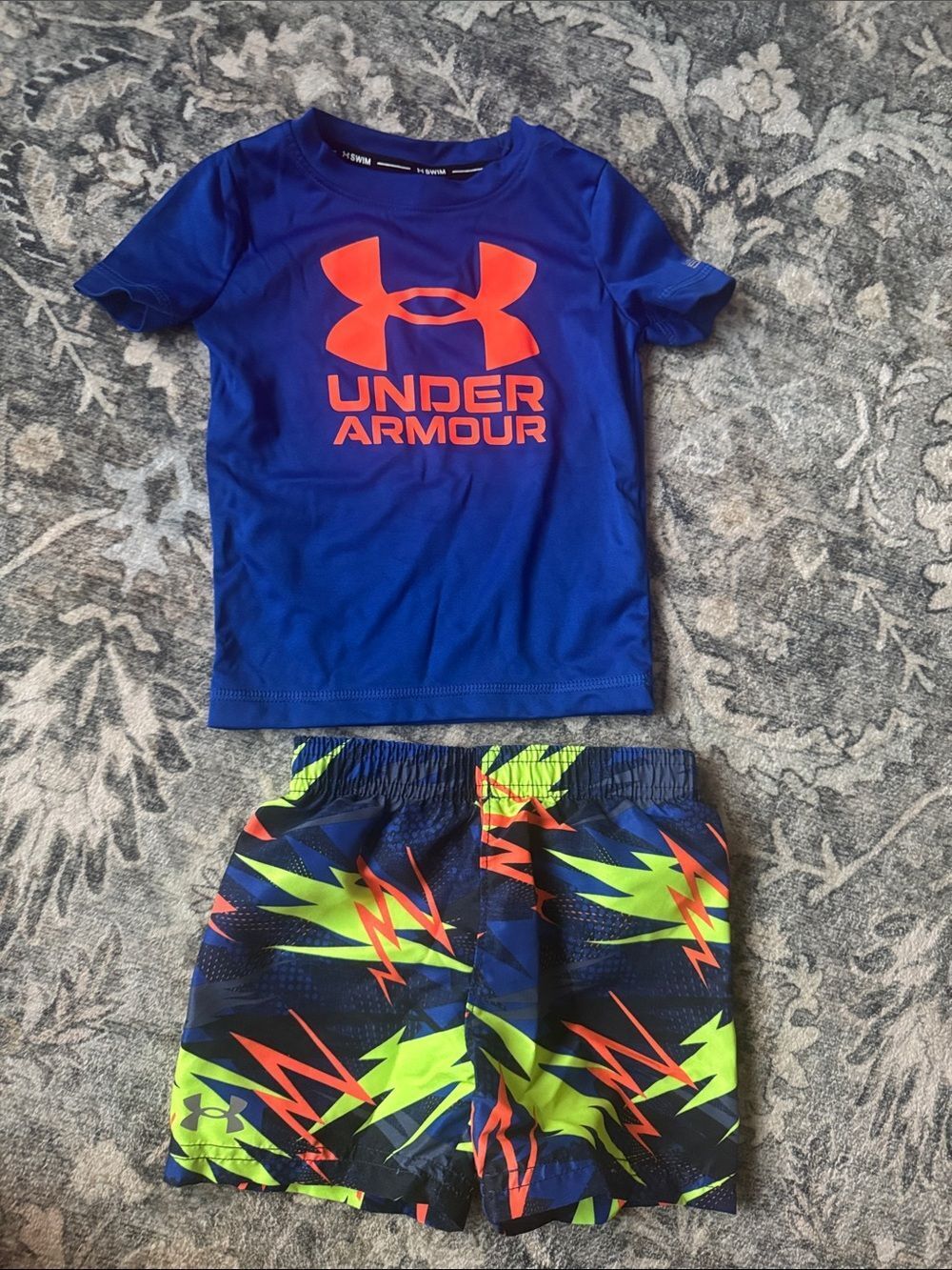 Under Armour Baby Swim Shirt and Trunks